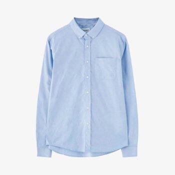 Camisa Manga Longa em Chambray