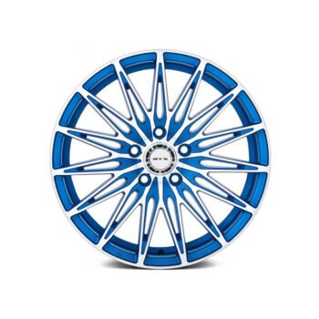 Roda de Liga Leve RTX Crystal Matte Blue Machined